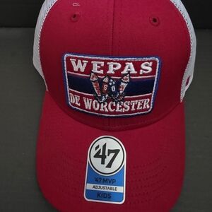 47 Kids Red and White Cap